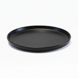 Large Stoneware Dinner Serving Plate Black 26cm