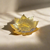 Leaf Fruit Bowl Gold