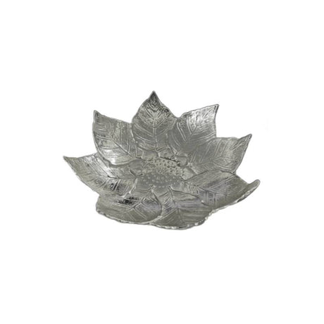 Leaf Fruit Bowl Silver