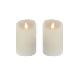 Led Flame Cream Candle 15cm