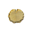 Lilly Leaf Serving Tray Antique Gold