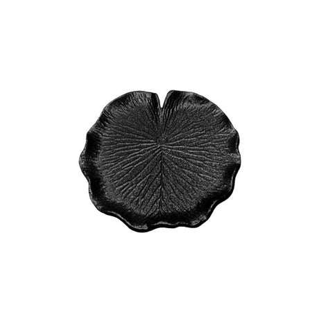 Lilly Leaf Serving Tray Black