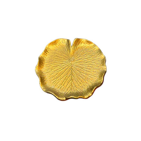 Lilly Leaf Serving Tray Gold