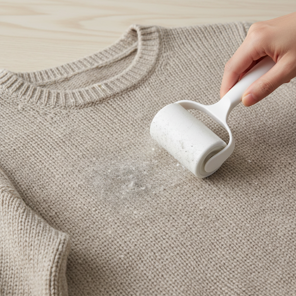 Lint Remover Roller Handle 60 Sheets Assorted colours