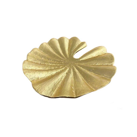 Lotus Leaf Dish Gold