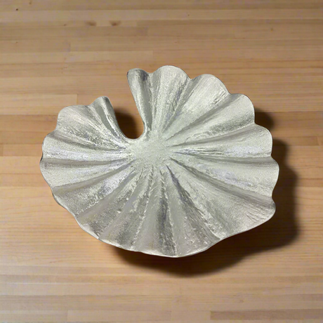 Lotus Leaf Dish Silver