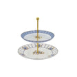 2 Tier Cake/Pastry Stand Blue Rose