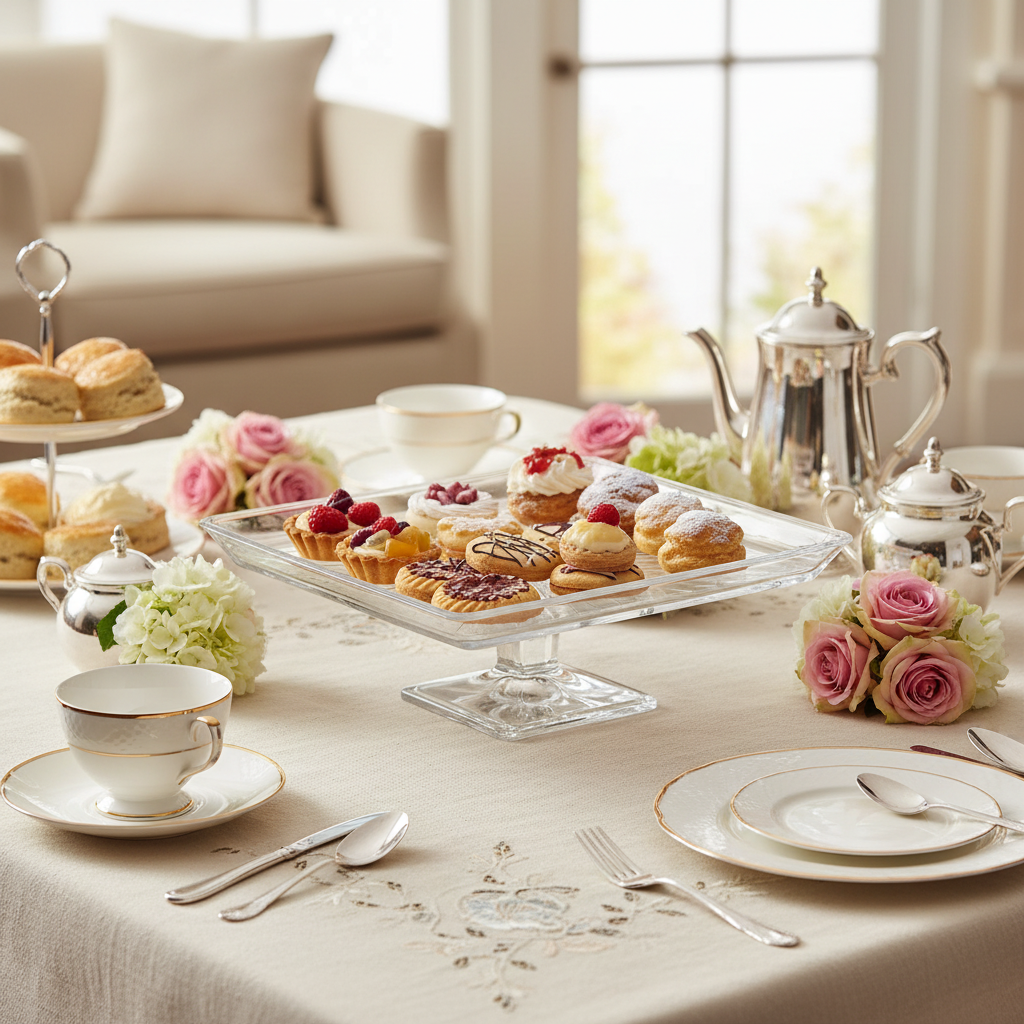 Madlen Crystalline Serving Tray