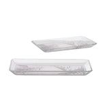 Madlen Crystalline Serving Tray Set of 2pcs