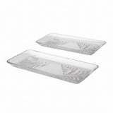 Madlen Crystalline Serving Tray Set of 2pcs