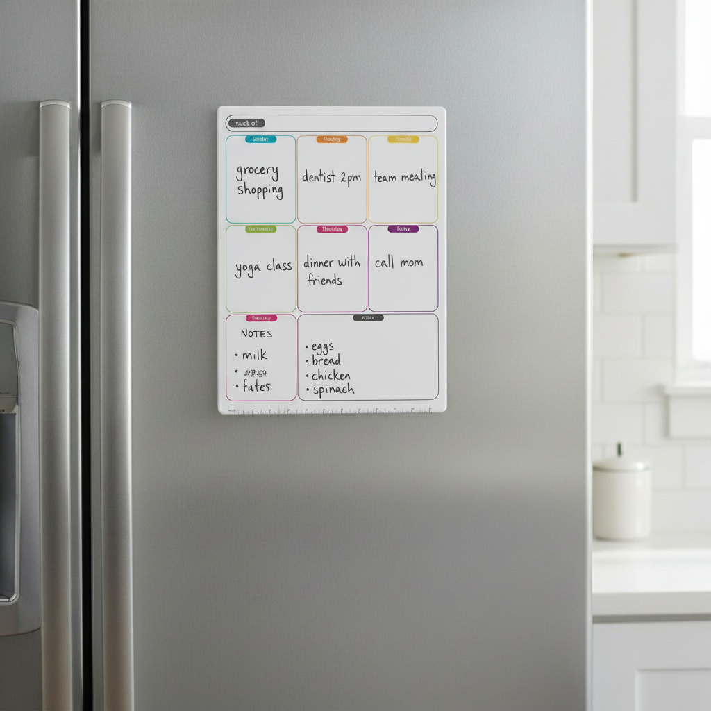 Magnet for Fridge Notes A3 Weekly