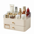 Makeup Organizer With Duo Drawers Beige
