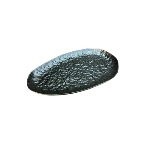 Mango Shape Dry Fruit Serving Tray Black