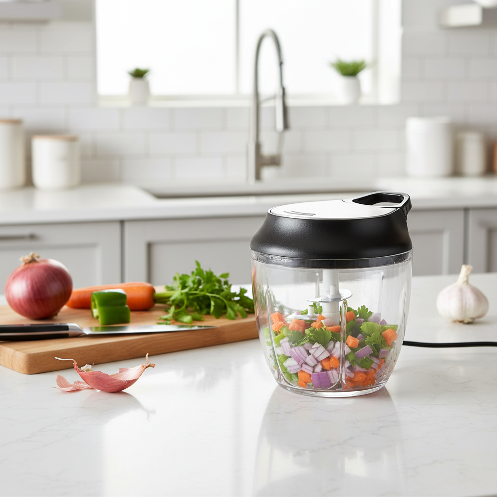 Manual Chopper Steel Cover 5 Blades