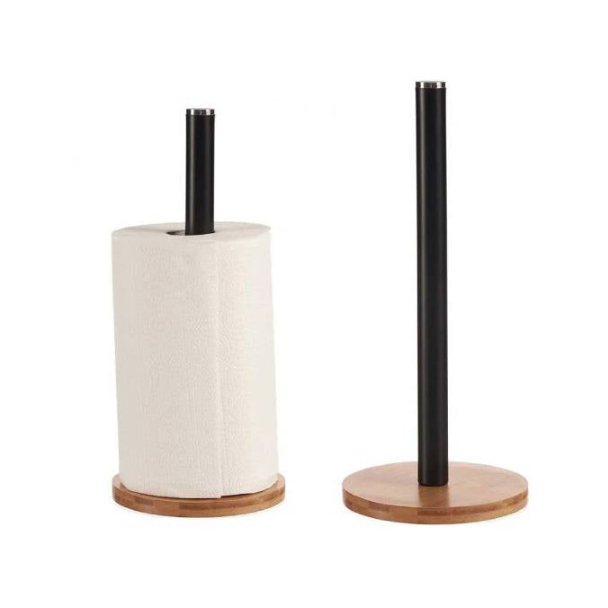 Matt Black Iron Bamboo Paper Holder