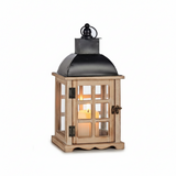 Medium Natural Wood Candle Holder