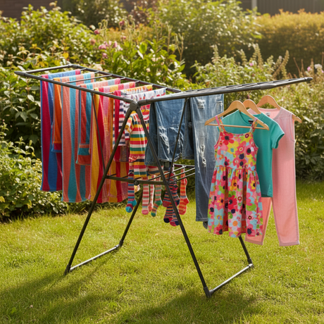 Foldable Metal Cloth Dryer 157 x 62 x 99cm