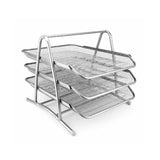 Metal Basket Tray Desktop 3 Shelf