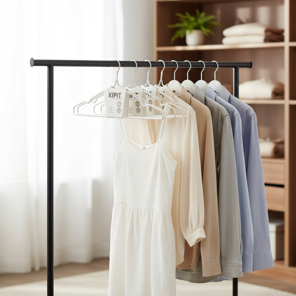 Metal Clothes Hanger White (Set of 6pcs)