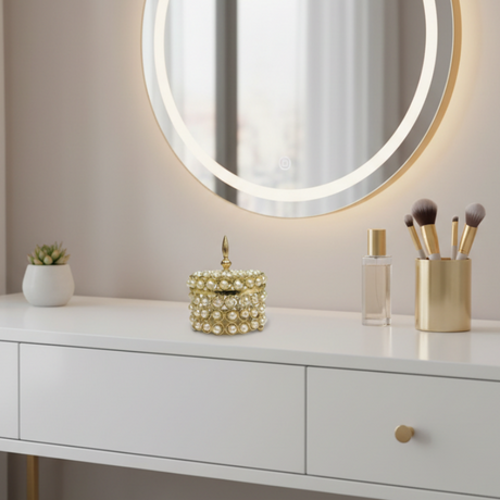 Metal Cosmetic Storage Box