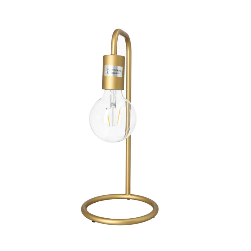 Metal Light Lamp 39cm Golden