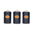 Metal Multipurpose Canister Food Storage Container (Set of 3)