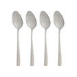 Metal Table Dessert Spoons Silver (Set of 4)