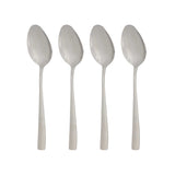 Metal Table Dessert Spoons Silver (Set of 4)