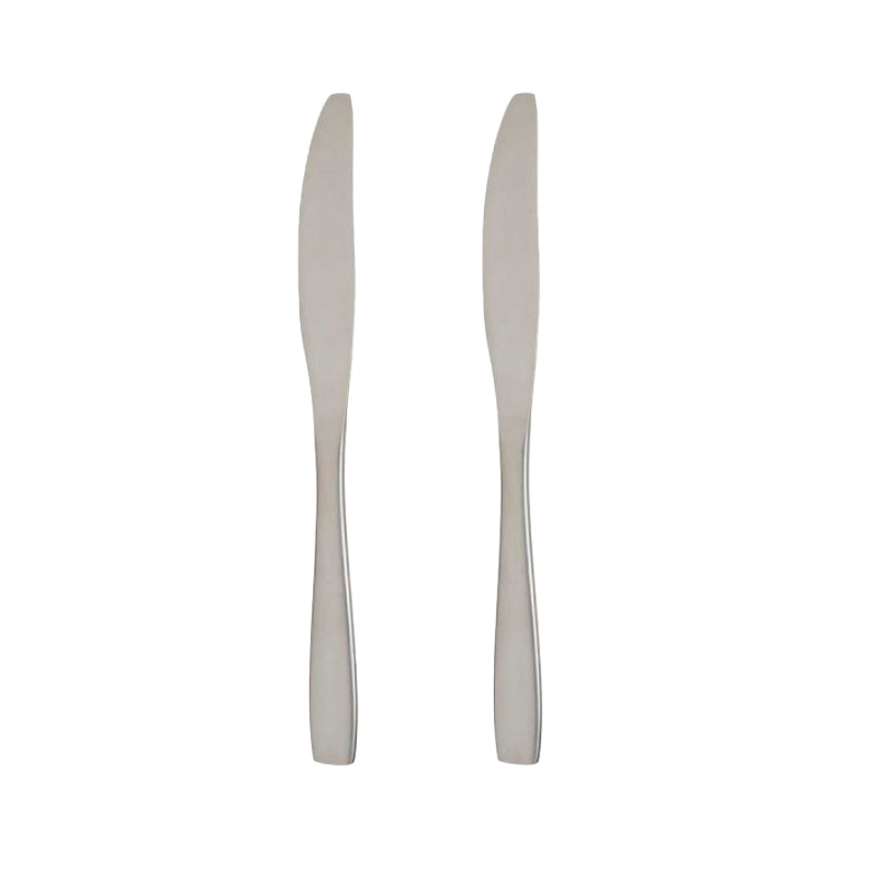 Metal Table Metal Knives Silver (Set of 2)