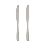 Metal Table Metal Knives Silver (Set of 2)