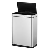 Motion Sensor & Manual Bin 20L+20L Stainless Steel