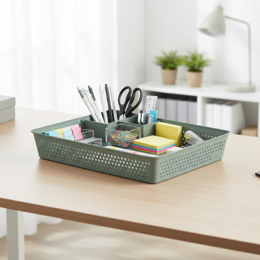 Multi Purpose Storage Organizer A4 Bohol Sage Green