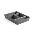 Multi Purpose Storage Organizer Slim Basket Bohol Anthracite Grey (Set of 4)