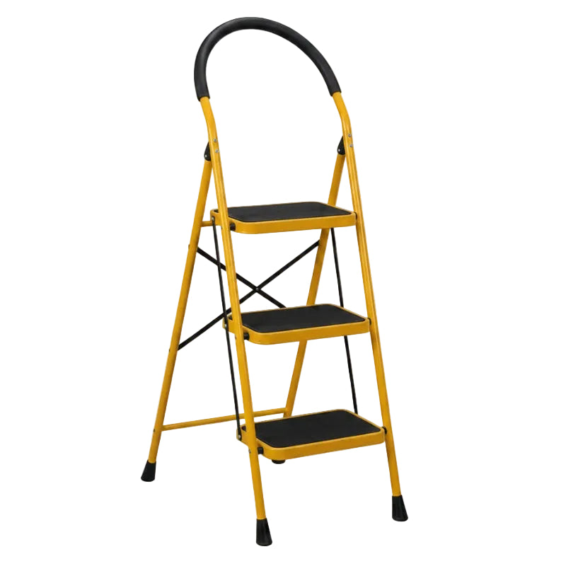 3 Step Folding Iron Ladder