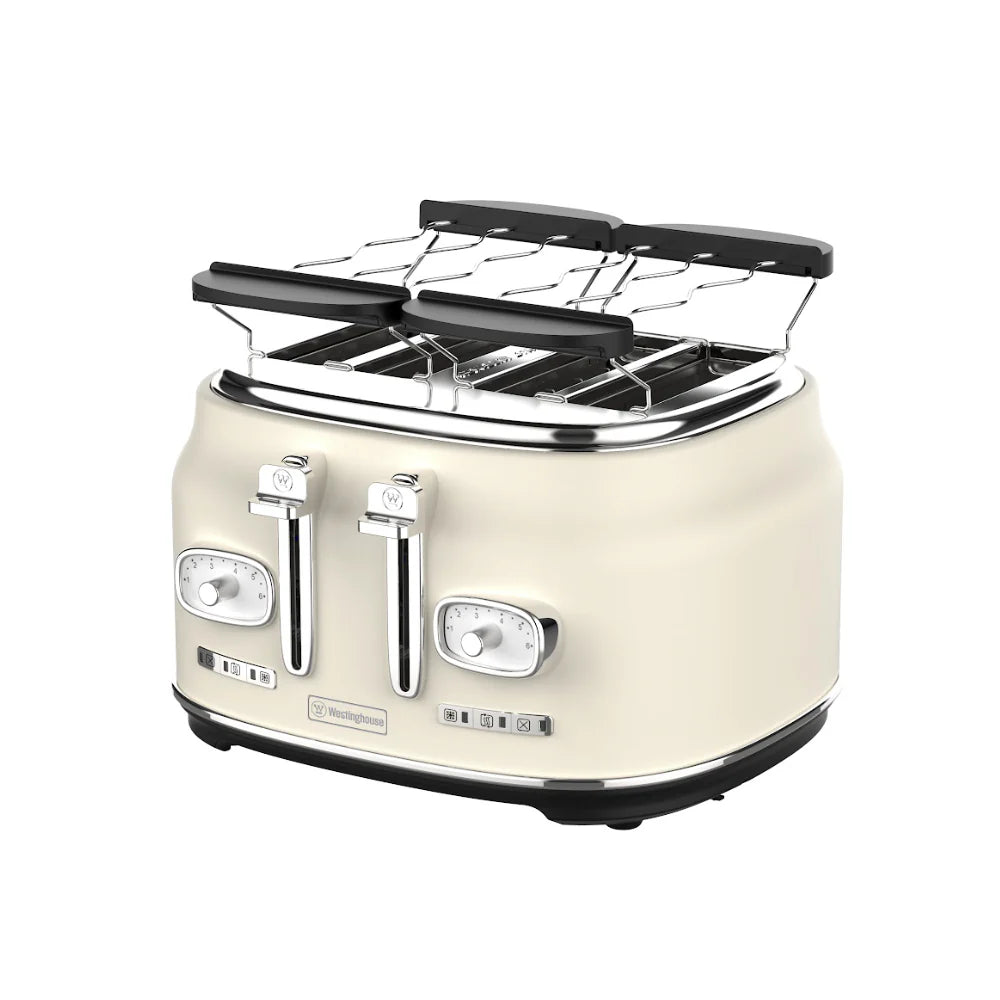 Westinghouse Retro 4 Slice Toaster White