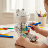 Frog Teddy to Paint With Marker