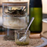 Borosilicate Glass Ladle With Wooden Handle 100ml