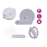 Abs Travel Mirror With Led and USB Cable