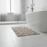 Beige Knitted Bath Mat 50x80cm