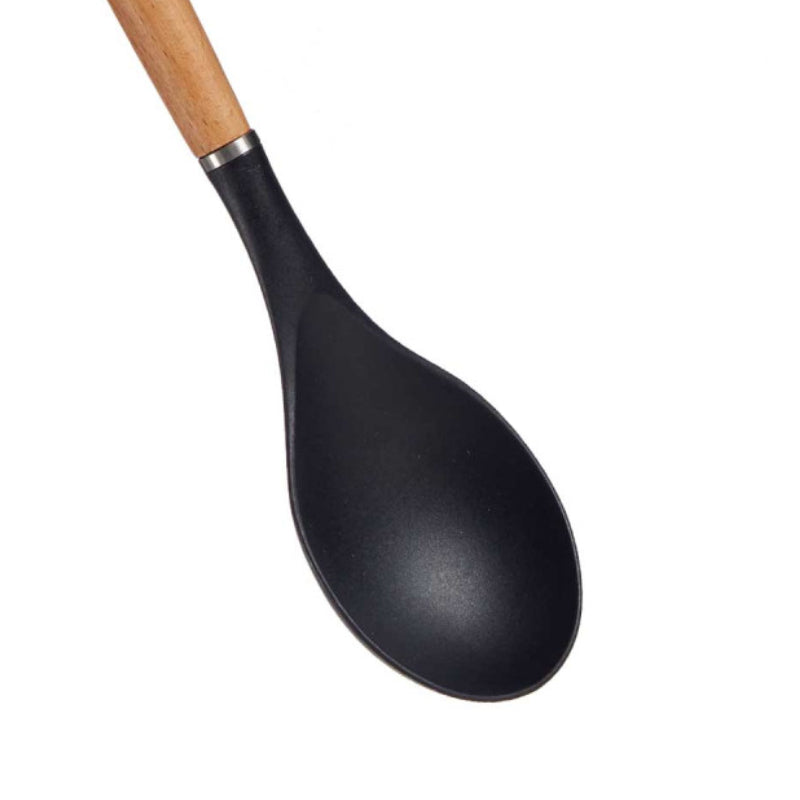 Nylon Beech Wood Handle Ladle 32.3cm