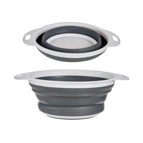 Round Strainer White and Grey 20cm