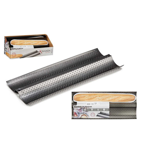 Bread Metal Tray 38cm Dark Gray