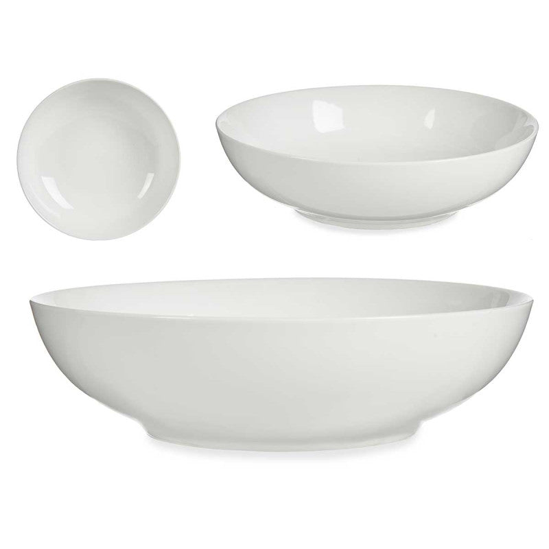 Round Porcelain Salad Bowl 32cm