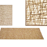 Golden Plastic Rectangular Table Cloth