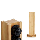 Rotating Bamboo Capsule Holder