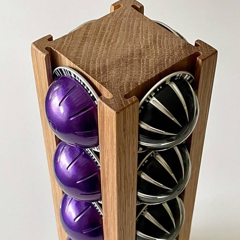 Rotating Bamboo Capsule Holder