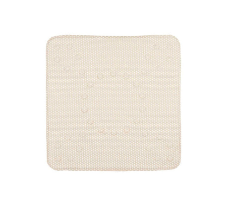 Anti-Slip Bath Mat Rubber Beige Small
