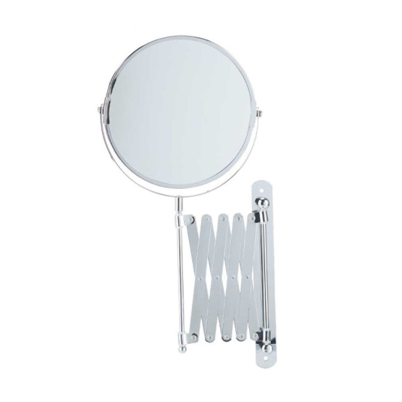 Extendable Arm Wall Mirror Double-Sided 17cm