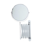 Extendable Arm Wall Mirror Double-Sided 17cm