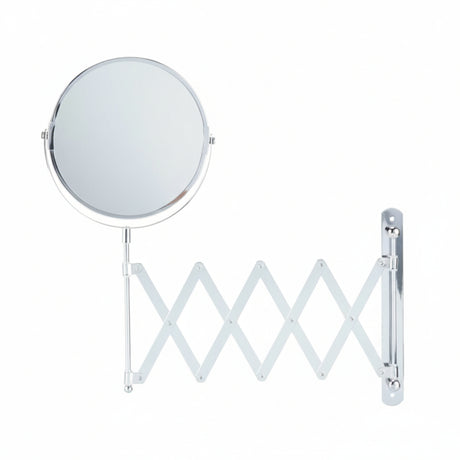 Extendable Arm Wall Mirror Double-Sided 17cm